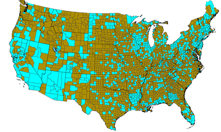 Surveyed Counties